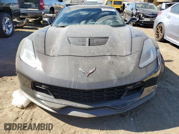 2016 Chevrolet Corvette Z06 3LZ with VIN 1G1YU2D68G5607187, listed as a Copart auction lot 76139184 with 97,218 mi miles and Salvage Title. Bid and sale history available at carsss.com. Image 5.