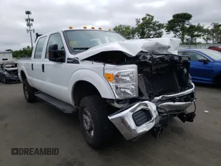 2016 Ford F-250 Lariat with VIN 1FT7W2B65GEC48445, listed as a Copart auction lot 52555441 with 14,399 mi miles and Salvage title. Bid and sale history available at DreamBid. Image 1.