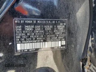 2019 Honda Fit LX with VIN 3HGGK5H41KM728148, listed as a Copart auction lot 52898425 with 80,900 mi miles and Salvage Title. Bid and sale history available at carsss.com. Image 12.