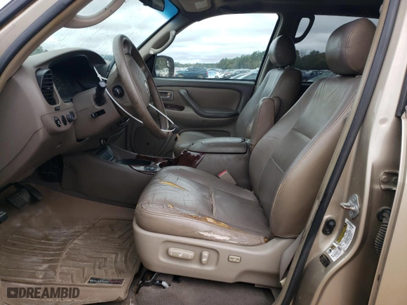 2005 Toyota Sequoia SR5 with VIN 5TDZT34A15S255084, listed as a Copart auction lot 47897985 with 212,582 mi miles and Clean Title. Bid and sale history available at carsss.com. Image 7.