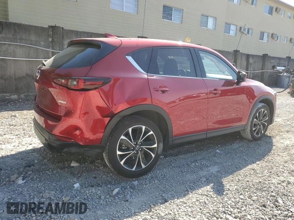 2023 Mazda CX-5 2.5 S Premium Package with VIN JM3KFBDM0P0268693, listed as a Copart auction lot 48828625 with 13,346 mi miles and Salvage Title. Bid and sale history available at carsss.com. Image 3.