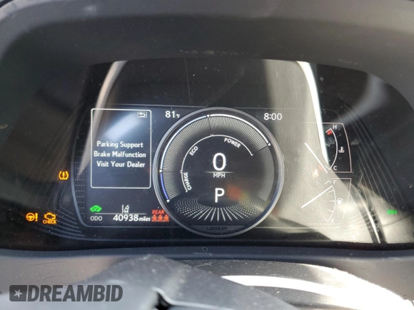 2024 Lexus UX 250h F Sport z VIN JTHB6JBHXR2160693, wystawiony jako Copart lot #53131285 z przebiegiem 40 938 mil mil oraz Szkoda całkowita • Salvage title. Historia ofert i sprzedaży dostępna na DreamBid. Obrazek 9.