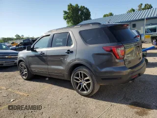 2018 Ford Explorer Sport z VIN 1FM5K8GT6JGA79581, wystawiony jako Copart lot #61348985 z przebiegiem 79 773 mil mil oraz Szkoda całkowita • Salvage title. Historia ofert i sprzedaży dostępna na DreamBid. Obrazek 2.