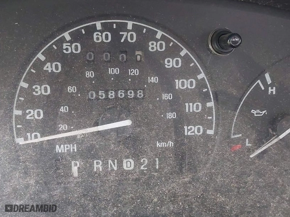 1998 Ford Ranger XL with VIN 1FTYR10C6WUC44567, listed as a IAAI auction lot 41809574 with 58,698 mi miles. Bid and sale history available at carsss.com. Image 7.