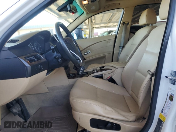 2007 BMW 5 Series 525i with VIN WBANE53597CW62340, listed as a Copart auction lot 49830815 with 188,016 mi miles and Clean Title. Bid and sale history available at carsss.com. Image 7.