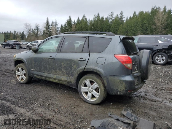 2006 Toyota RAV4 Sport with VIN JTMBK32V566003902, listed as a Copart auction lot 50262105 with 277,015 mi miles and Clean Title. Bid and sale history available at carsss.com. Image 2.