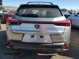 2022 Lexus UX 250h F Sport with VIN JTHE9JBH2N2062143, listed as a Copart auction lot 77345634 with 13,118 mi miles and Salvage Title. Bid and sale history available at DreamBid. Image 6.