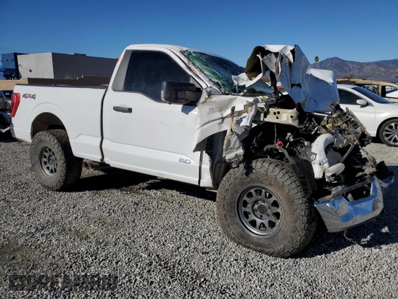 2022 Ford F-150 XL with VIN 1FTMF1E54NKD75959, listed as a Copart auction lot 37162664 with 56,564 mi miles and Salvage Title. Bid and sale history available at DreamBid. Image 4.