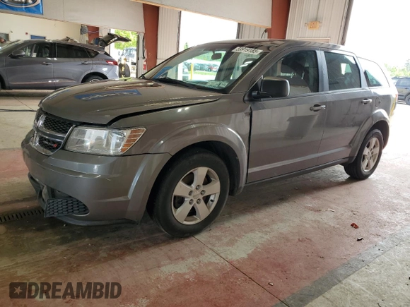 2013 Dodge Journey American Value with VIN 3C4PDCABXDT541764, listed as a Copart auction lot 59919185 with 152,383 mi miles and Salvage title. Bid and sale history available at DreamBid. Image 1.