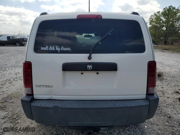 2007 Dodge Nitro SXT with VIN 1D8GT28K17W704109, listed as a Copart auction lot 44430075 with 240,662 mi miles and Clean Title. Bid and sale history available at carsss.com. Image 6.