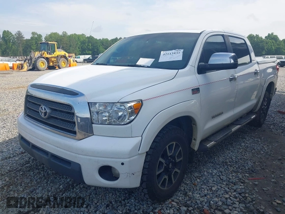 2007 Toyota Tundra LTD with VIN 5TBDV58167S488187, listed as a IAAI auction lot 42113431 with 242,650 mi miles. Bid and sale history available at carsss.com. Image 2.