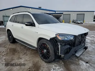 2022 Mercedes-Benz GLS 63 AMG with VIN 4JGFF8KEXNA815612, listed as a Copart auction lot 41579105 with 45,603 mi miles and Salvage Title. Bid and sale history available at DreamBid. Image 4.