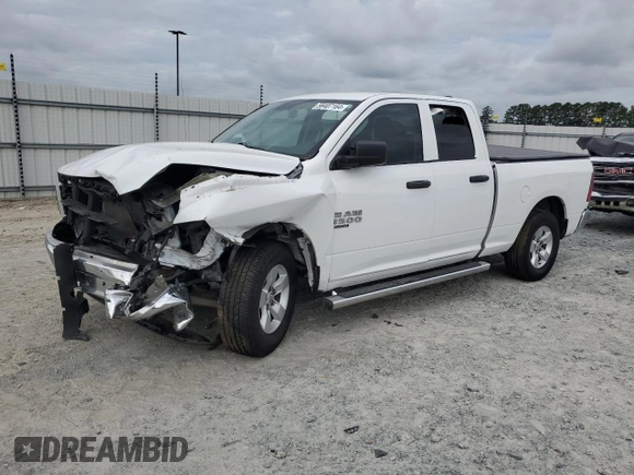 2021 Ram 1500 Tradesman with VIN 1C6RR6FG6MS541379, listed as a Copart auction lot 56407164 with 62,930 mi miles and Salvage title. Bid and sale history available at DreamBid. Image 1.