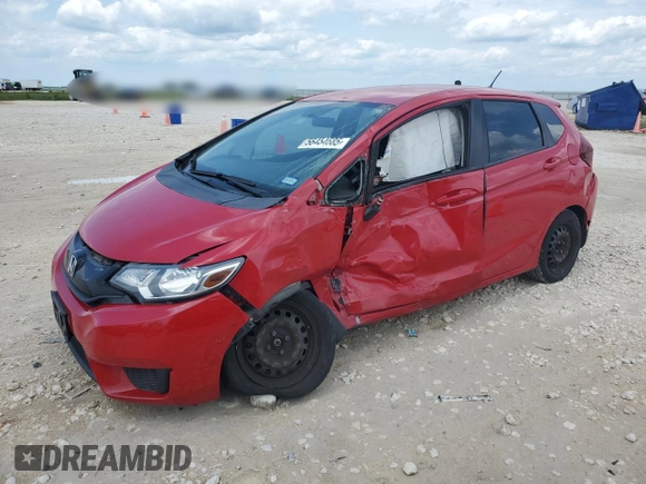2015 Honda Fit LX z VIN 3HGGK5H55FM775973, wystawiony jako Copart lot #56454685 z przebiegiem 96 167 mil mil oraz Szkoda całkowita • Salvage title. Historia ofert i sprzedaży dostępna na DreamBid. Obrazek 1.