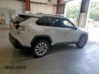 2025 Toyota RAV4 XLE Premium with VIN 2T3C1RFV9SW367432, listed as a Copart auction lot 59307585 with 7,570 mi miles and Salvage title. Bid and sale history available at DreamBid. Image 3.