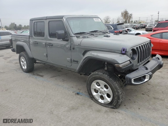2021 Jeep Gladiator Texas Trail with VIN 1C6JJTAM7ML558492, listed as a Copart auction lot 86909804 with 38,171 mi miles and Salvage Title. Bid and sale history available at carsss.com. Image 4.