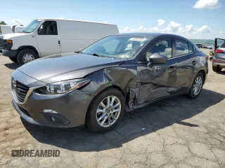 2016 Mazda 3 i Touring with VIN JM1BM1V72G1300331, listed as a Copart auction lot 55992655 with 75,937 mi miles and Salvage Title. Bid and sale history available at DreamBid. Image 1.