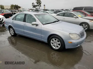 2000 Mercedes-Benz S 320/430/500 z VIN WDBNG70J6YA026416, wystawiony jako Copart lot #43626295 z przebiegiem 85 342 mil mil oraz Czysty tytuł • Clean title. Historia ofert i sprzedaży dostępna na DreamBid. Obrazek 4.