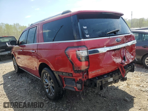 2021 Ford Expedition Max Limited with VIN 1FMJK2AT2MEA39714, listed as a Copart auction lot 51796535 with 68,823 mi miles and Salvage title. Bid and sale history available at DreamBid. Image 2.