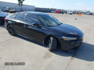 2023 Honda Civic Sport z VIN 2HGFE2F55PH505548, wystawiony jako IAAI lot #42128060 z przebiegiem 46 350 mil mil oraz . Historia ofert i sprzedaży dostępna na DreamBid. Obrazek 1.