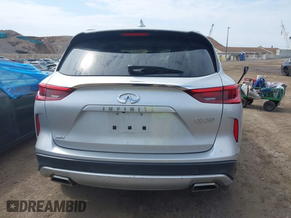 2019 Infiniti QX50 Luxe with VIN 3PCAJ5M37KF148220, listed as a IAAI auction lot 41881786 with 34,606 mi miles and . Bid and sale history available at DreamBid. Image 16.