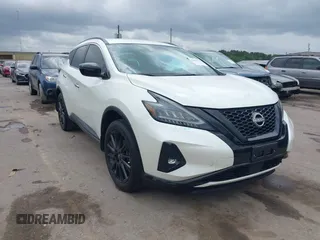 2023 Nissan Murano SV with VIN 5N1AZ2BJ2PC141944, listed as a IAAI auction lot 42159122 with 16,347 mi miles and . Bid and sale history available at DreamBid. Image 1.