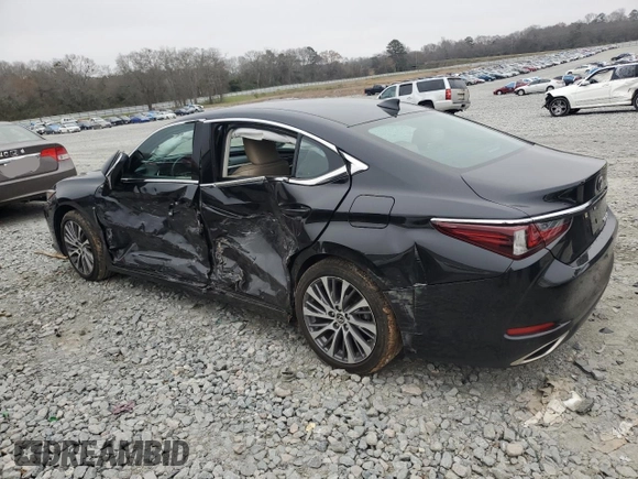 2021 Lexus ES with VIN 58ADZ1B11MU104194, listed as a Copart auction lot 44602115 with 17,609 mi miles and Salvage Title. Bid and sale history available at carsss.com. Image 2.