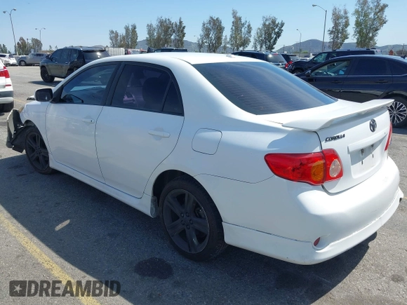 2009 Toyota Corolla XRS with VIN 1NXBE40E89Z103410, listed as a IAAI auction lot 41839013 with 206,651 mi miles. Bid and sale history available at carsss.com. Image 3.