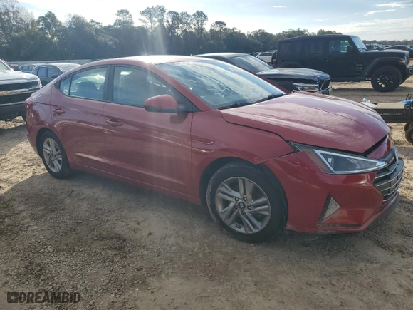 2019 Hyundai Elantra SEL with VIN 5NPD84LF1KH495042, listed as a Copart auction lot 84731834 with 114,536 mi miles and Salvage Title. Bid and sale history available at carsss.com. Image 4.