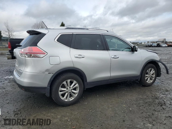 2016 Nissan Rogue S with VIN KNMAT2MVXGP628405, listed as a Copart auction lot 49005125 with 100,948 mi miles and Salvage Title. Bid and sale history available at carsss.com. Image 3.