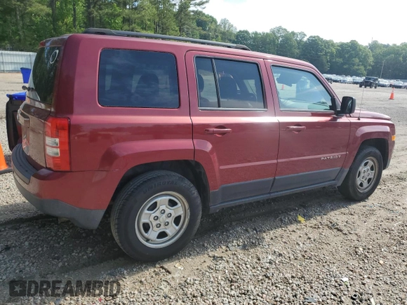 2014 Jeep Patriot Sport with VIN 1C4NJPBB2ED648515, listed as a Copart auction lot 55846175 with 143,105 mi miles and Clean Title. Bid and sale history available at DreamBid. Image 3.