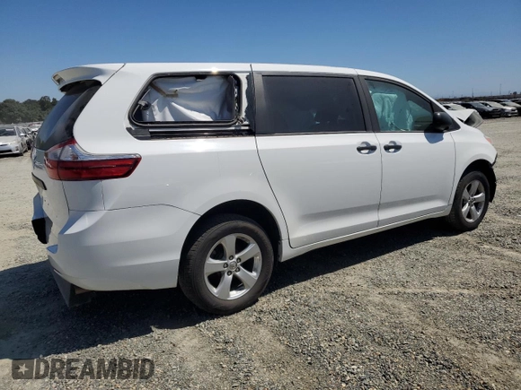 2017 Toyota Sienna L z VIN 5TDZZ3DC7HS881839, wystawiony jako Copart lot #42113965 z przebiegiem 73 828 mil mil oraz Szkoda całkowita • Salvage title. Historia ofert i sprzedaży dostępna na DreamBid. Obrazek 3.
