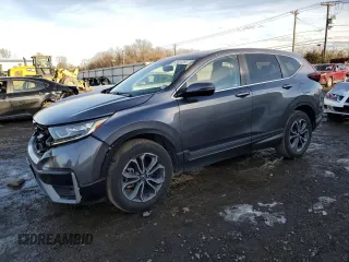 2021 Honda CR-V EX-L with VIN 2HKRW2H85MH645666, listed as a Copart auction lot 42924395 with 25,252 mi miles and Salvage Title. Bid and sale history available at carsss.com. Image 1.