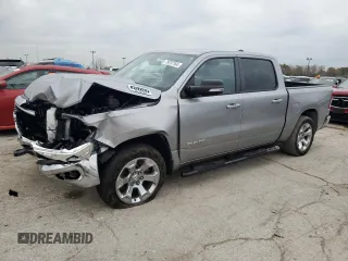 2022 Ram 1500 Big Horn z VIN 1C6RRFFG3NN455138, wystawiony jako Copart lot #79737164 z przebiegiem Nie podano mil oraz Szkoda całkowita • Salvage title. Historia ofert i sprzedaży dostępna na DreamBid. Obrazek 1.