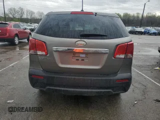 2012 Kia Sorento LX with VIN 5XYKT3A19CG282243, listed as a Copart auction lot 51784965 with 162,952 mi miles and Salvage Title. Bid and sale history available at DreamBid. Image 6.