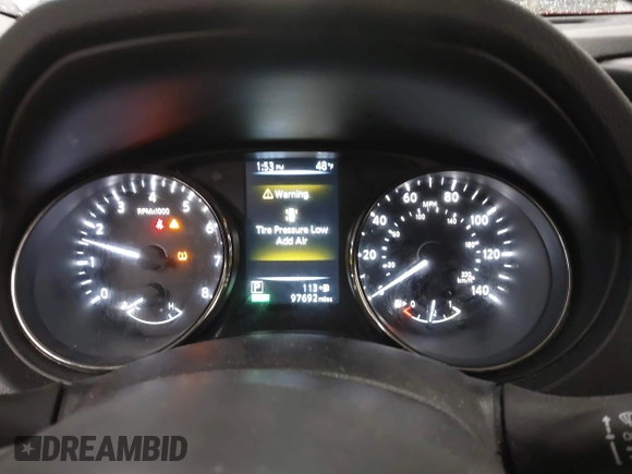 2017 Nissan Rogue S with VIN KNMAT2MT4HP559887, listed as a IAAI auction lot 41721946 with 97,692 mi miles. Bid and sale history available at carsss.com. Image 7.