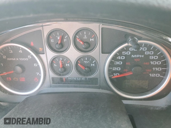 2004 Ford F-150 XL with VIN 1FTRF14544NB61476, listed as a Copart auction lot 59102324 with 142,110 mi miles and Salvage Title. Bid and sale history available at DreamBid. Image 9.