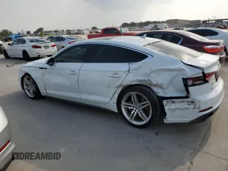 2018 Audi A5 Sportback Premium Plus with VIN WAUENCF57JA058238, listed as a Copart auction lot 56822873 with 86,782 mi miles. Bid and sale history available at carsss.com. Image 2.