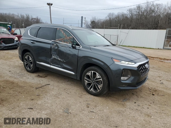 2019 Hyundai Santa Fe Ultimate with VIN 5NMS53AA6KH139894, listed as a Copart auction lot 44133575 with 145,053 mi miles and Salvage Title. Bid and sale history available at carsss.com. Image 4.