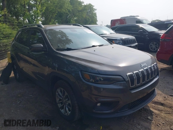 2019 Jeep Cherokee Latitude Plus with VIN 1C4PJLLX3KD110171, listed as a IAAI auction lot 42495044 with 65,625 mi miles and . Bid and sale history available at DreamBid. Image 1.