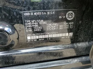 2025 Honda HR-V EX-L z VIN 3CZRZ2H73SM102221, wystawiony jako Copart lot #56303925 z przebiegiem 15 566 mil mil oraz Szkoda całkowita • Salvage title. Historia ofert i sprzedaży dostępna na DreamBid. Obrazek 14.