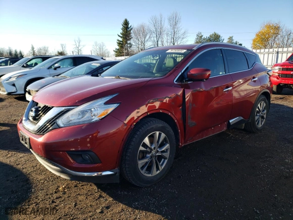 2016 Nissan Murano SL with VIN 5N1AZ2MH7GN140092, listed as a Copart auction lot 79750804 with 272,740 mi miles and Clean Title. Bid and sale history available at carsss.com. Image 1.
