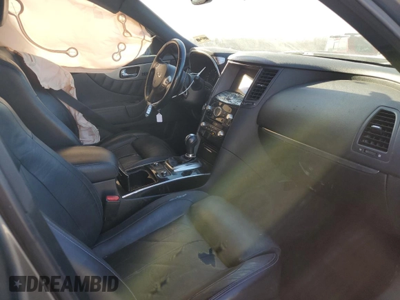 2015 Infiniti QX70 with VIN JN8CS1MU7FM382222, listed as a Copart auction lot 46942735 with 109,925 mi miles and Clean Title. Bid and sale history available at DreamBid. Image 7.