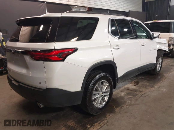 2023 Chevrolet Traverse LT Cloth with VIN 1GNEVGKW4PJ332410, listed as a IAAI auction lot 42001073 with 23,453 mi miles and . Bid and sale history available at DreamBid. Image 4.