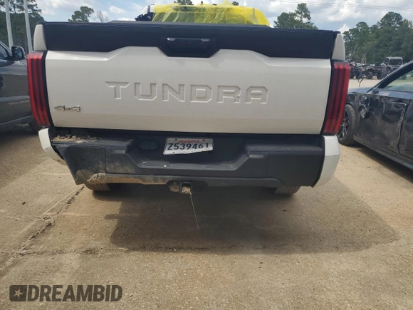 2022 Toyota Tundra SR5 с VIN 5TFLA5DA5NX028109, выставлен на аукционе Copart как лот 64657125 с пробегом Не указан миль и Чистый • Clean title. История ставок и продаж доступна на DreamBid. Изображение 6.
