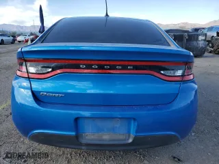 2015 Dodge Dart SE with VIN 1C3CDFAA7FD432716, listed as a Copart auction lot 52186765 with 107,348 mi miles and Salvage Title. Bid and sale history available at carsss.com. Image 6.
