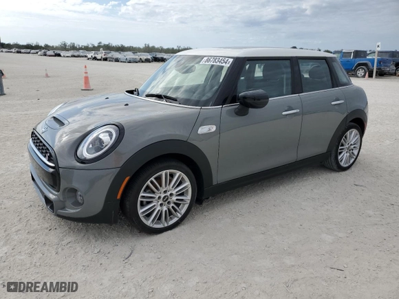 2021 MINI Hardtop 4 Door Cooper S with VIN WMWXU9C08M2N81063, listed as a Copart auction lot 86783454 with 0 miles and Non Repairable. Bid and sale history available at carsss.com. Image 1.