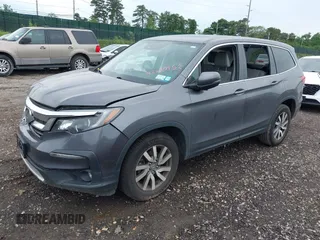 2019 Honda Pilot EX-L with VIN 5FNYF6H5XKB096065, listed as a IAAI auction lot 42631239 with 171,768 mi miles and . Bid and sale history available at DreamBid. Image 2.