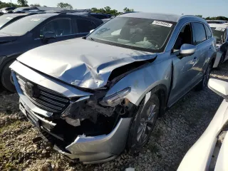 2021 Mazda CX-9 Carbon Edition z VIN JM3TCBDY3M0517581, wystawiony jako Copart lot #58234545 z przebiegiem Nie podano mil oraz Szkoda całkowita • Salvage title. Historia ofert i sprzedaży dostępna na DreamBid. Obrazek 1.