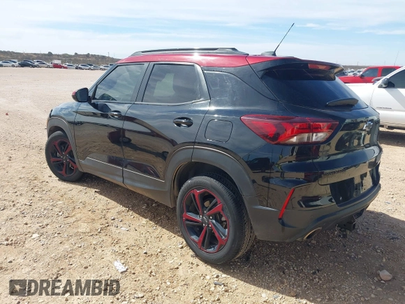 2021 Chevrolet TrailBlazer RS with VIN KL79MTSL7MB092543, listed as a IAAI auction lot 41753471 with 120,302 mi miles and . Bid and sale history available at DreamBid. Image 3.